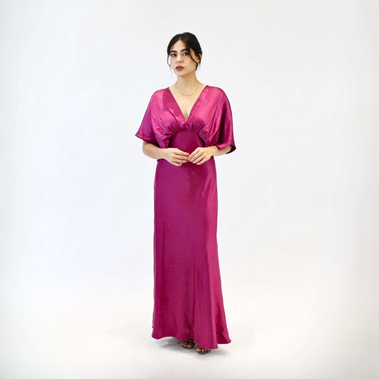 Vestido Manga caida