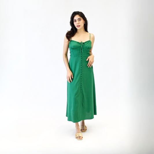 Vestido Botones Midi