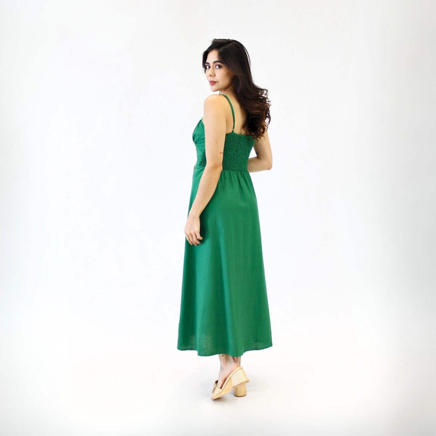Vestido Botones Midi